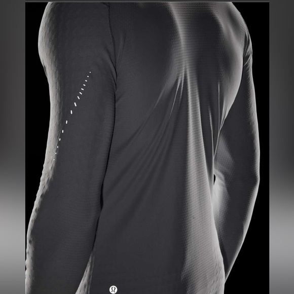 Lululemon SenseKnit Running Long Sleeve Rhino Grey Size Large NEW WITH TAGS - Picture 7 of 7